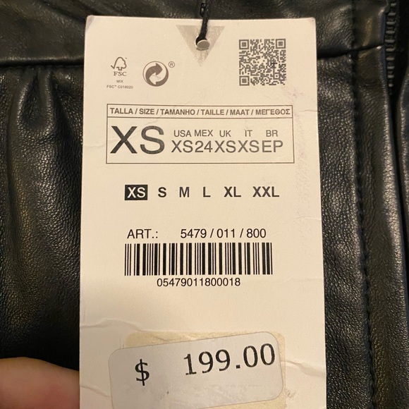 Leather Zara Dress - Picture 3 of 3